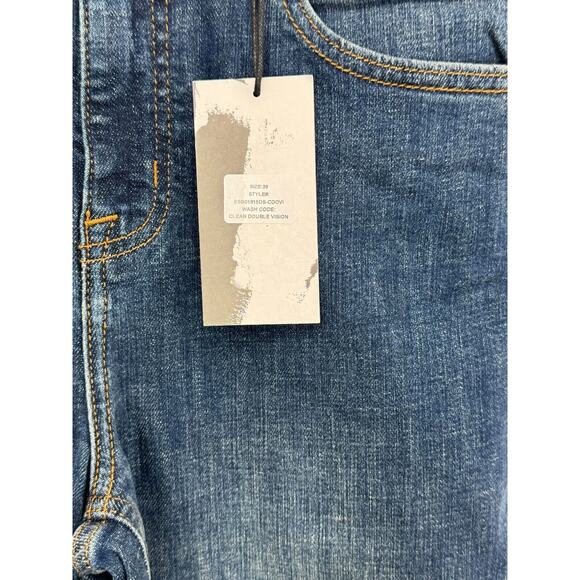 Studio Blue Womens Denim High Rise Double Vision Jeans Skinny Leg Size 29 Blue - Picture 4 of 5